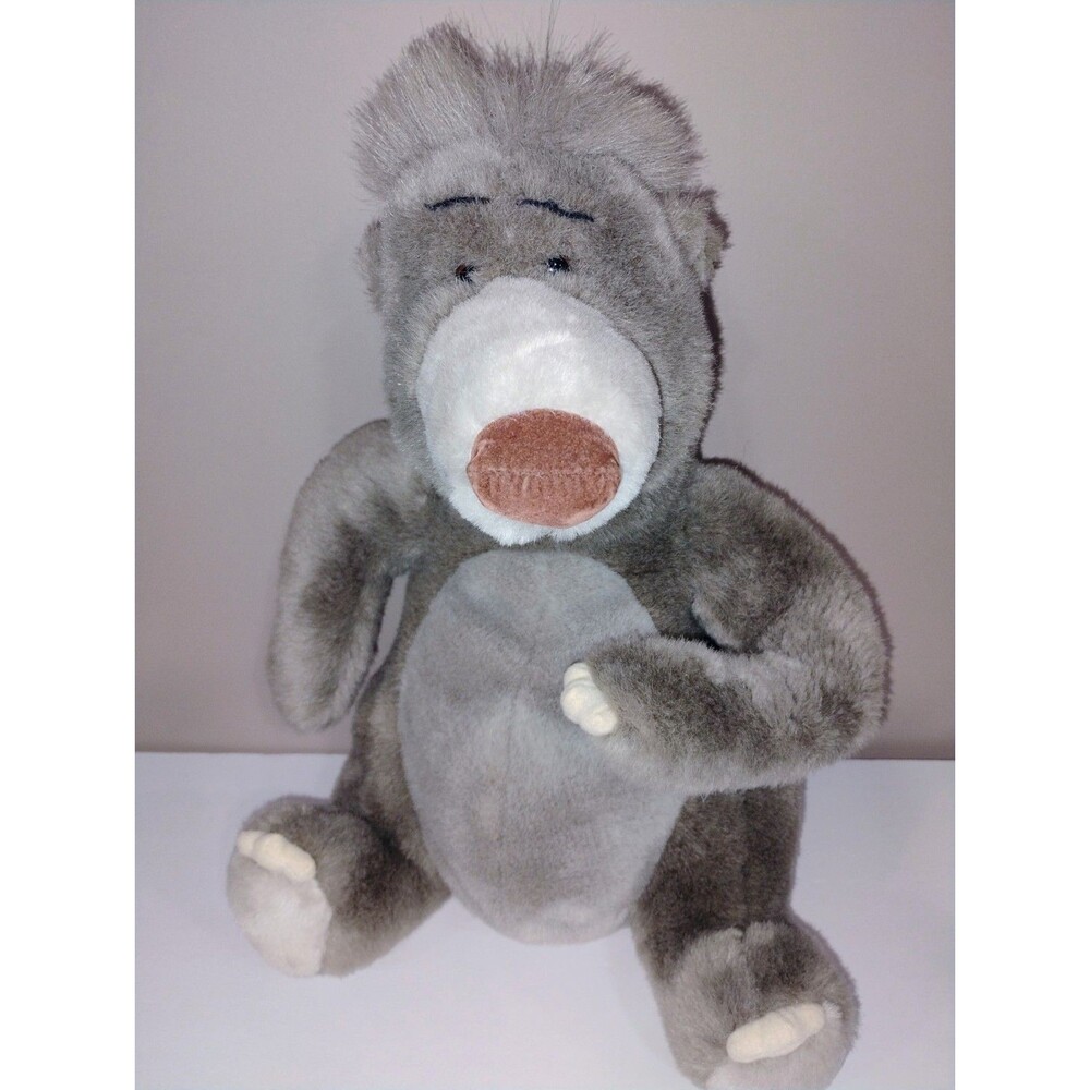 Vintage Walt Disney The Jungle Book Baloo the Bear Plush 15" Stuffed Animal 90's